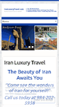 Mobile Screenshot of iranluxurytravel.com